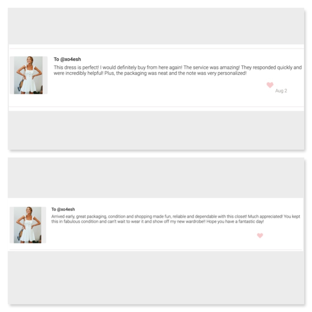 Fit And Flared White Button Detailed Mini Dress - Picture 8 of 8